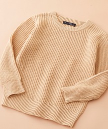 SHISKY / シスキー 7G畦編み レギュラーシルエット クルーネック/ハイネック ニット 長袖 キッズ