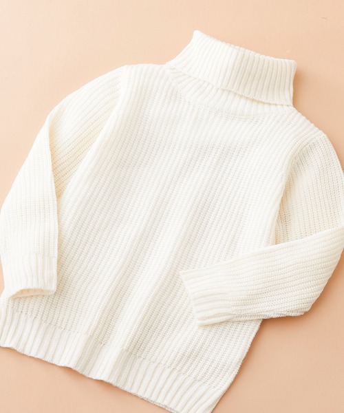 SHISKY（シスキー）の「SHISKY / シスキー 7G畦編み レギュラーシルエット クルーネック/ハイネック ニット 長袖 キッズ（ニット/セーター・キッズ・ブラウン系その他4/ベージュ系その他3/グレー系その他4/グレー系その他2/ブラウン系その他/ベージュ系その他/チャコール/ベージュ/ブラック系その他/ブラウン系その他2/ブラウン系その他6/ブラック/杢グレー/ブラウン系その他3/アイボリー/グレー系その他3/ブラウン/モカ/ブラウン系その他5/グレー系その他・160/120/110/150/140/130）」の19枚目の写真