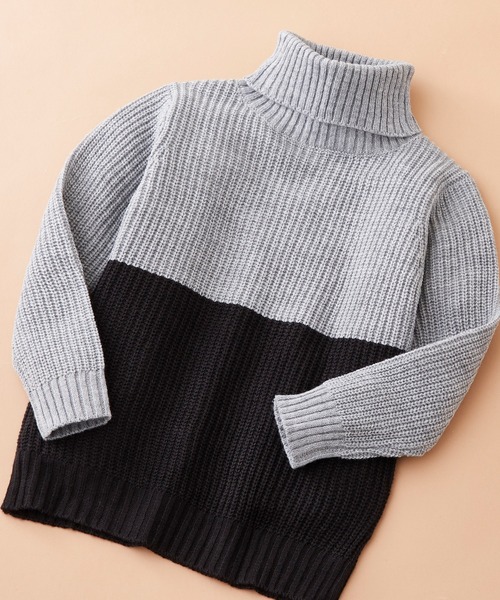 SHISKY（シスキー）の「SHISKY / シスキー 7G畦編み レギュラーシルエット クルーネック/ハイネック ニット 長袖 キッズ（ニット/セーター・キッズ・ブラウン系その他4/ベージュ系その他3/グレー系その他4/グレー系その他2/ブラウン系その他/ベージュ系その他/チャコール/ベージュ/ブラック系その他/ブラウン系その他2/ブラウン系その他6/ブラック/杢グレー/ブラウン系その他3/アイボリー/グレー系その他3/ブラウン/モカ/ブラウン系その他5/グレー系その他・160/120/110/150/140/130）」の10枚目の写真