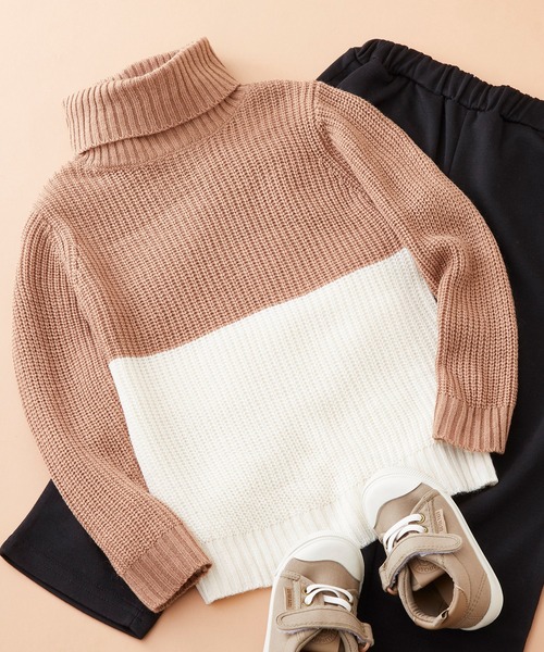 SHISKY（シスキー）の「SHISKY / シスキー 7G畦編み レギュラーシルエット クルーネック/ハイネック ニット 長袖 キッズ（ニット/セーター・キッズ・ブラウン系その他4/ベージュ系その他3/グレー系その他4/グレー系その他2/ブラウン系その他/ベージュ系その他/チャコール/ベージュ/ブラック系その他/ブラウン系その他2/ブラウン系その他6/ブラック/杢グレー/ブラウン系その他3/アイボリー/グレー系その他3/ブラウン/モカ/ブラウン系その他5/グレー系その他・160/120/110/150/140/130）」の17枚目の写真