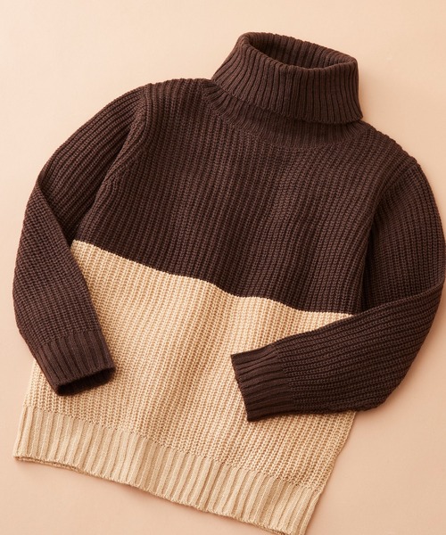 SHISKY（シスキー）の「SHISKY / シスキー 7G畦編み レギュラーシルエット クルーネック/ハイネック ニット 長袖 キッズ（ニット/セーター・キッズ・ブラウン系その他4/ベージュ系その他3/グレー系その他4/グレー系その他2/ブラウン系その他/ベージュ系その他/チャコール/ベージュ/ブラック系その他/ブラウン系その他2/ブラウン系その他6/ブラック/杢グレー/ブラウン系その他3/アイボリー/グレー系その他3/ブラウン/モカ/ブラウン系その他5/グレー系その他・160/120/110/150/140/130）」の18枚目の写真