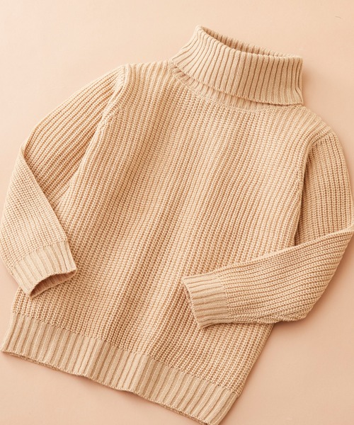 SHISKY（シスキー）の「SHISKY / シスキー 7G畦編み レギュラーシルエット クルーネック/ハイネック ニット 長袖 キッズ（ニット/セーター・キッズ・ブラウン系その他4/ベージュ系その他3/グレー系その他4/グレー系その他2/ブラウン系その他/ベージュ系その他/チャコール/ベージュ/ブラック系その他/ブラウン系その他2/ブラウン系その他6/ブラック/杢グレー/ブラウン系その他3/アイボリー/グレー系その他3/ブラウン/モカ/ブラウン系その他5/グレー系その他・160/120/110/150/140/130）」の20枚目の写真