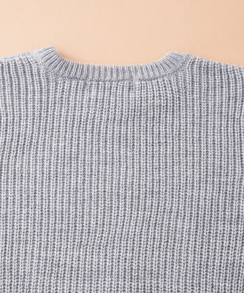 SHISKY（シスキー）の「SHISKY / シスキー 7G畦編み レギュラーシルエット クルーネック/ハイネック ニット 長袖 キッズ（ニット/セーター・キッズ・ブラウン系その他4/ベージュ系その他3/グレー系その他4/グレー系その他2/ブラウン系その他/ベージュ系その他/チャコール/ベージュ/ブラック系その他/ブラウン系その他2/ブラウン系その他6/ブラック/杢グレー/ブラウン系その他3/アイボリー/グレー系その他3/ブラウン/モカ/ブラウン系その他5/グレー系その他・160/120/110/150/140/130）」の22枚目の写真