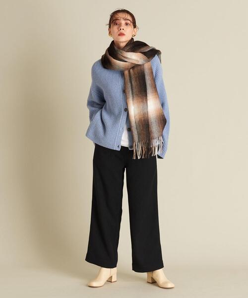 BEAUTY&YOUTH UNITED ARROWS（ビューティーアンドユースユナイテッドアローズ）の「BY ウールライクパッチポケットイージーパンツ -ウォッシャブル- ∴（その他パンツ・レディース・ホワイト/ブラック/ライム・S/M/L）」の12枚目の写真