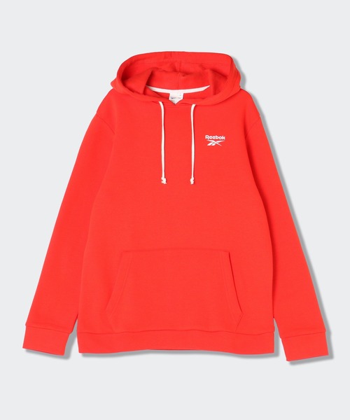 Reebok（リーボック）の「トレーニング エッセンシャルズ フリース フーディー / Training Essentials Fleece Hoodie（パーカー・メンズ・ヘザーグレー/ブラック/ネイビー/レッド・MEDIUM/X-SMALL/SMALL/XXX-LARGE/XX-LARGE/LARGE/X-LARGE）」の4枚目の写真