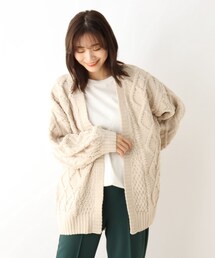 SHOO・LA・RUE | ざっくりモールケーブルカーディガン(カーディガン/ボレロ)
