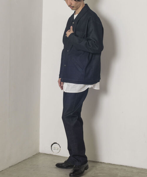 GLOSTER（グロスター）の「【GLOSTER/グロスター】5Pリジットデニムパンツ（デニムパンツ・メンズ・インディゴブルー/ブラック・SMALL/MEDIUM/LARGE）」の11枚目の写真