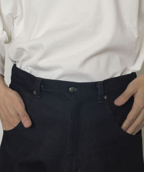 GLOSTER（グロスター）の「【GLOSTER/グロスター】5Pリジットデニムパンツ（デニムパンツ・メンズ・インディゴブルー/ブラック・SMALL/MEDIUM/LARGE）」の12枚目の写真
