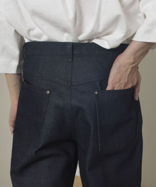 GLOSTER（グロスター）の「【GLOSTER/グロスター】5Pリジットデニムパンツ（デニムパンツ・メンズ・インディゴブルー/ブラック・SMALL/MEDIUM/LARGE）」の17枚目の写真