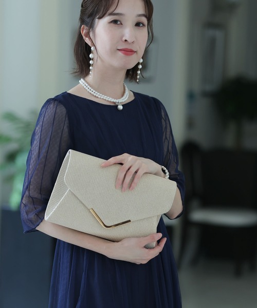 PourVous(プールヴー)の「ラメシャイニークラッチバッグ 結婚式 同窓会 オケージョン お呼ばれ パーティーバッグ(クラッチバッグ・レディース・ブラック/シルバー/ゴールド・FREE)」の16枚目の写真