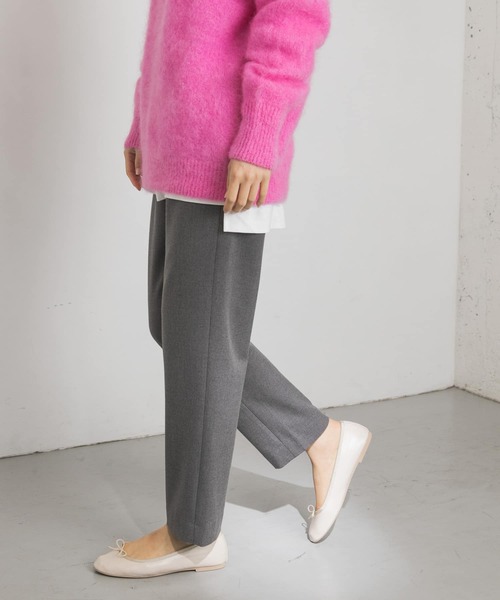 URBAN RESEARCH（アーバンリサーチ）の「裏起毛スリムテーパードパンツ（その他パンツ・レディース・チャコールグレー/ブラック/イエロー系その他・38/36）」の20枚目の写真