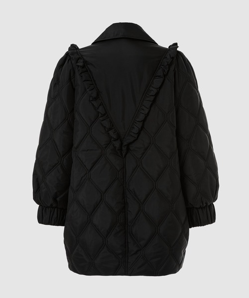 GANNI（ガニー）の「Recycled Ripstop Quilt（その他アウター・レディース・ブラック・36/34）」の2枚目の写真