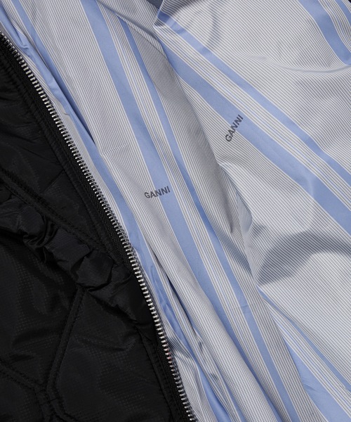 GANNI（ガニー）の「Recycled Ripstop Quilt（その他アウター・レディース・ブラック・36/34）」の3枚目の写真