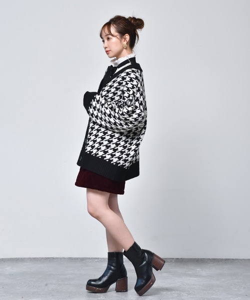 ems excite（エムズエキサイト）の「柄アソートBIGカーデ（カーディガン/ボレロ・レディース・ホワイト系その他/ブラック系その他/レオパード/アニマル・FREE）」の16枚目の写真