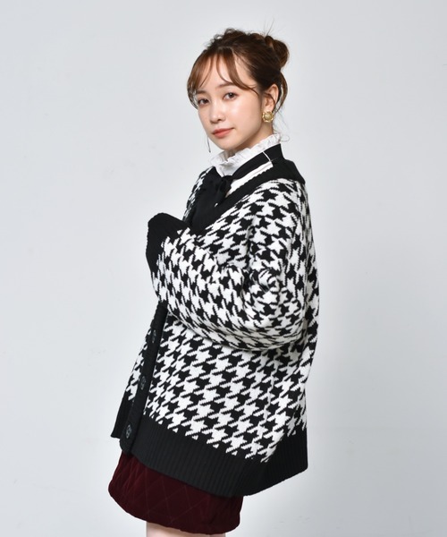 ems excite（エムズエキサイト）の「柄アソートBIGカーデ（カーディガン/ボレロ・レディース・ホワイト系その他/ブラック系その他/レオパード/アニマル・FREE）」の15枚目の写真