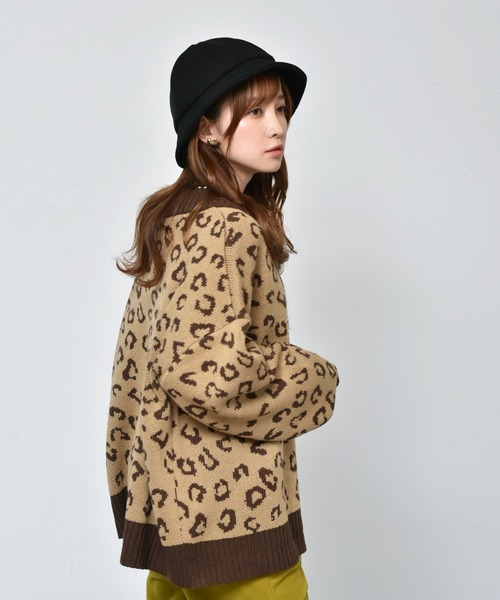 ems excite（エムズエキサイト）の「柄アソートBIGカーデ（カーディガン/ボレロ・レディース・ホワイト系その他/ブラック系その他/レオパード/アニマル・FREE）」の20枚目の写真