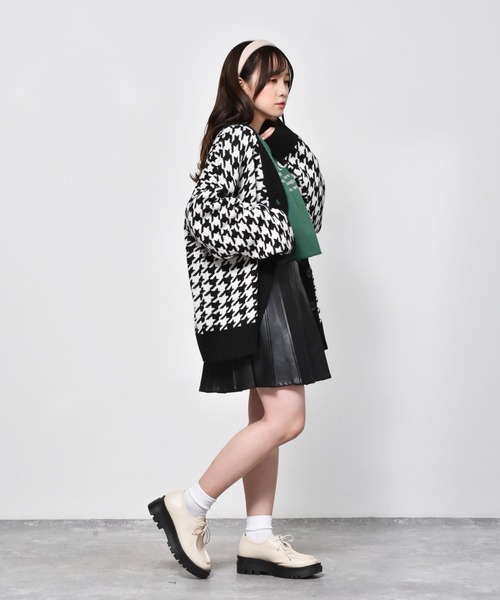 ems excite（エムズエキサイト）の「柄アソートBIGカーデ（カーディガン/ボレロ・レディース・ホワイト系その他/ブラック系その他/レオパード/アニマル・FREE）」の7枚目の写真