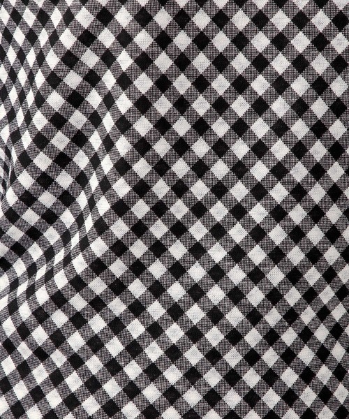 ROCKET x LUNCH（ロケットアンドランチ）の「ROCKET×LUNCH／R BIAS CHECK タートルネック  2237853（Tシャツ/カットソー・レディース・サーモンピンク/ブラック・SMALL）」の9枚目の写真