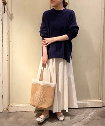 BEARDSLEY | シフォンモールプルオーバー(ニット/セーター)