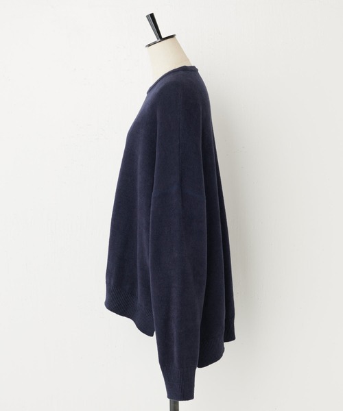 BEARDSLEY（ビアズリー）の「シフォンモールプルオーバー（ニット/セーター・レディース・ネイビー/ホワイト・FREE）」の11枚目の写真