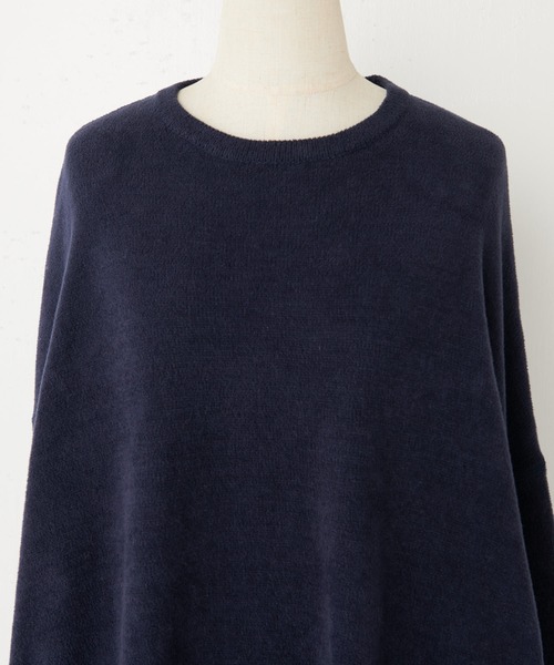 BEARDSLEY（ビアズリー）の「シフォンモールプルオーバー（ニット/セーター・レディース・ネイビー/ホワイト・FREE）」の14枚目の写真