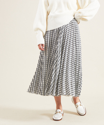 Rouge vif | ギンガムプリーツスカート(スカート)