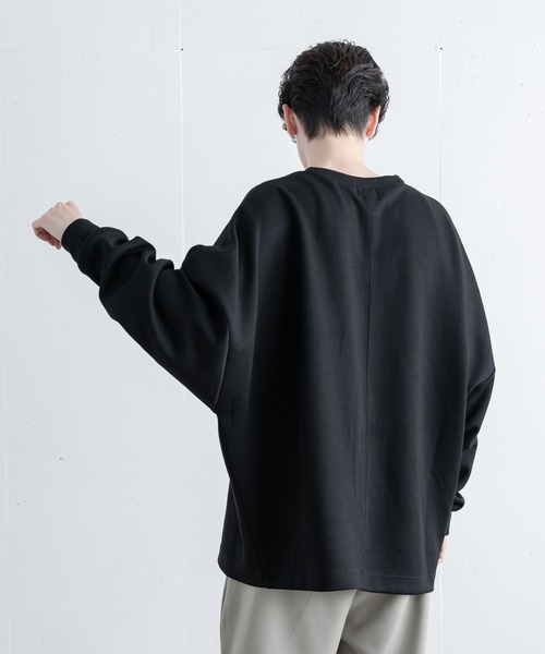 EDDEN ELLEN（エデンエレン）の「【EDDEN ELLEN】クルーネックドルマンスウェット（スウェット・メンズ・ブラック/ダークグリーン/グレー/グレイッシュベージュ・SMALL/MEDIUM/LARGE/X-SMALL）」の6枚目の写真