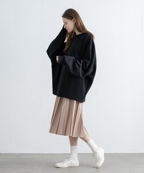 EDDEN ELLEN（エデンエレン）の「【EDDEN ELLEN】クルーネックドルマンスウェット（スウェット・メンズ・ブラック/ダークグリーン/グレー/グレイッシュベージュ・SMALL/MEDIUM/LARGE/X-SMALL）」の15枚目の写真