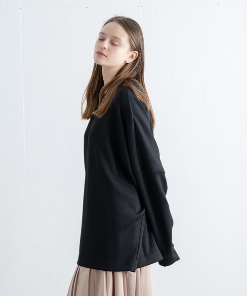 EDDEN ELLEN（エデンエレン）の「【EDDEN ELLEN】クルーネックドルマンスウェット（スウェット・メンズ・ブラック/ダークグリーン/グレー/グレイッシュベージュ・SMALL/MEDIUM/LARGE/X-SMALL）」の11枚目の写真