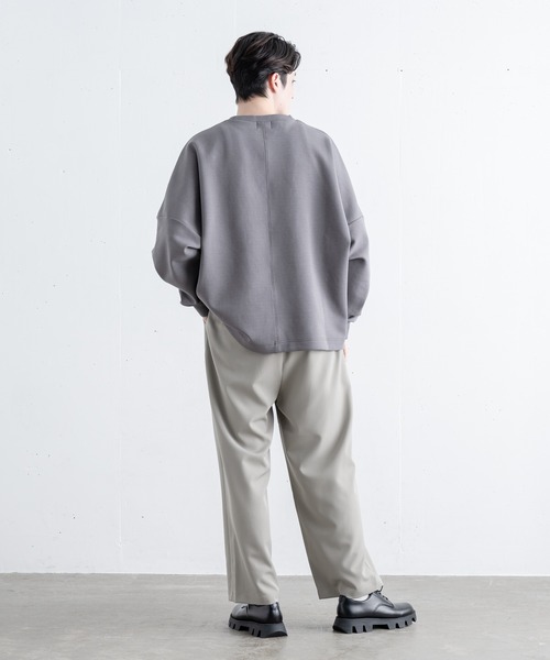 EDDEN ELLEN（エデンエレン）の「【EDDEN ELLEN】クルーネックドルマンスウェット（スウェット・メンズ・ブラック/ダークグリーン/グレー/グレイッシュベージュ・SMALL/MEDIUM/LARGE/X-SMALL）」の20枚目の写真