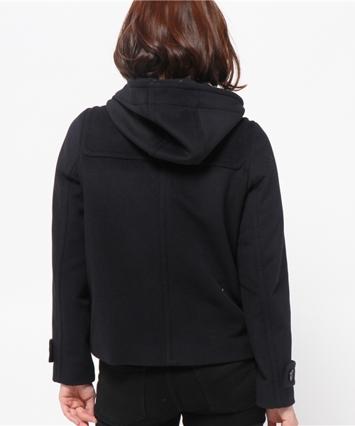 Chez toi（シェトワ）の「メルトンショートダッフル（その他アウター・レディース・キャメル/ネイビー・FREE）」の5枚目の写真