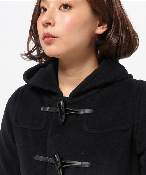 Chez toi（シェトワ）の「メルトンショートダッフル（その他アウター・レディース・キャメル/ネイビー・FREE）」の7枚目の写真