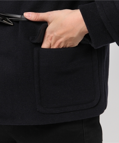 Chez toi（シェトワ）の「メルトンショートダッフル（その他アウター・レディース・キャメル/ネイビー・FREE）」の9枚目の写真