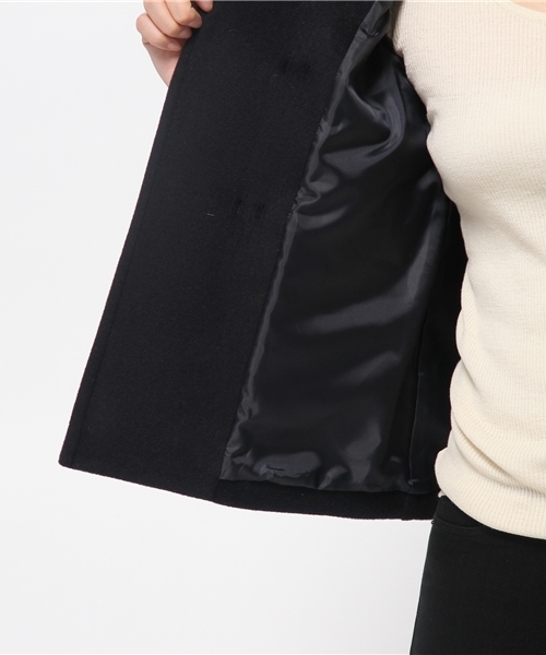 Chez toi（シェトワ）の「メルトンショートダッフル（その他アウター・レディース・キャメル/ネイビー・FREE）」の11枚目の写真