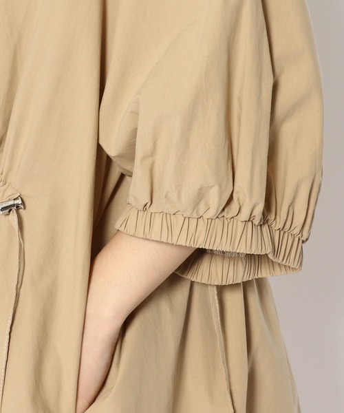 ottod'Ame（オットダム）の「ottod'Ame/オットダム/タイプライター ドローストリング ワンピース（ワンピース・レディース・ホワイト/ブラック・40）」の8枚目の写真