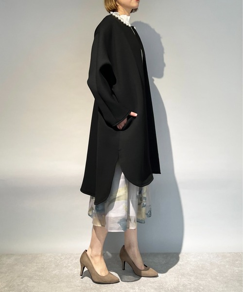 DIARIUM（ディアリウム）の「襟フリルカットソー（Tシャツ/カットソー・レディース・ブラック/オフホワイト・M）」の12枚目の写真