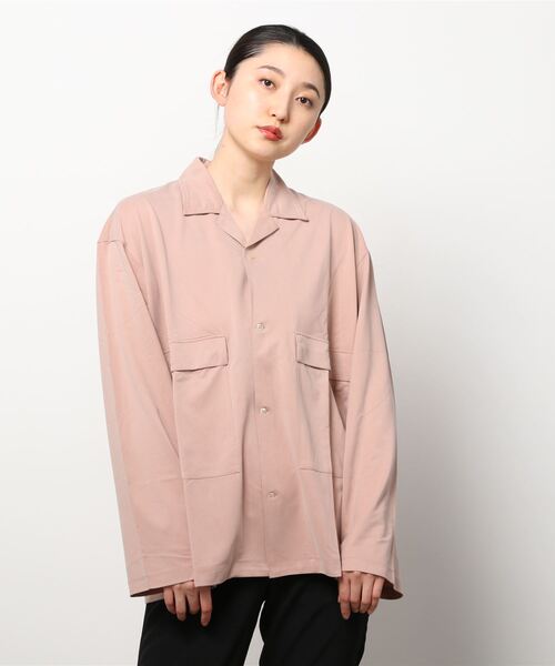 bunt 19AW_SH01 CUPRA JERSEY BIG POCKET SHIRTS