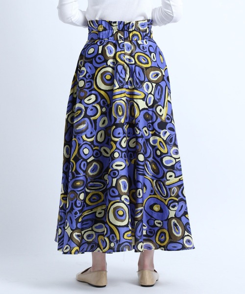 eL(エル)の「【eL】Super Flare Skirt/266070(スカート・レディース・ブラック/パープル系その他/ライトベージュ・FREE)」の7枚目の写真