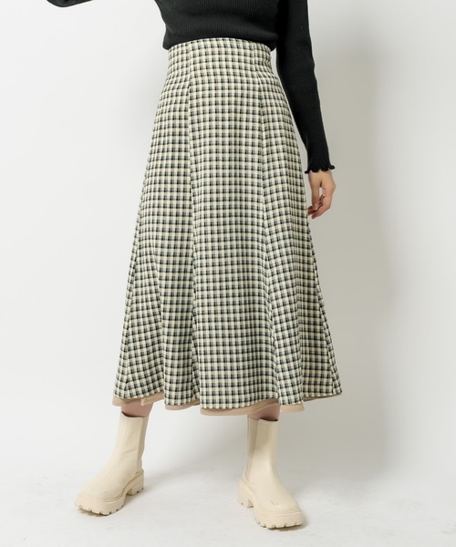 OLIVE des OLIVE（オリーブデオリーブ）の「リバーシブルマーメイドスカート（スカート・レディース・ブラック/ベージュ/グリーン・FREE）」の3枚目の写真