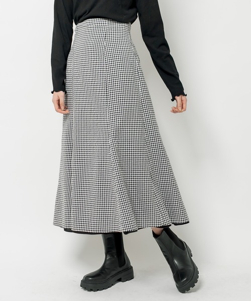 OLIVE des OLIVE（オリーブデオリーブ）の「リバーシブルマーメイドスカート（スカート・レディース・ブラック/ベージュ/グリーン・FREE）」の2枚目の写真