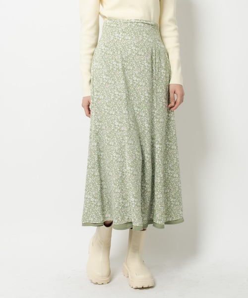 OLIVE des OLIVE（オリーブデオリーブ）の「リバーシブルマーメイドスカート（スカート・レディース・ブラック/ベージュ/グリーン・FREE）」の4枚目の写真
