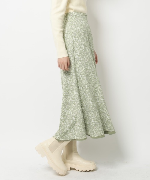 OLIVE des OLIVE（オリーブデオリーブ）の「リバーシブルマーメイドスカート（スカート・レディース・ブラック/ベージュ/グリーン・FREE）」の5枚目の写真