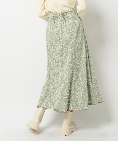 OLIVE des OLIVE（オリーブデオリーブ）の「リバーシブルマーメイドスカート（スカート・レディース・ブラック/ベージュ/グリーン・FREE）」の6枚目の写真