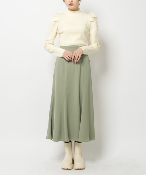 OLIVE des OLIVE（オリーブデオリーブ）の「リバーシブルマーメイドスカート（スカート・レディース・ブラック/ベージュ/グリーン・FREE）」の7枚目の写真