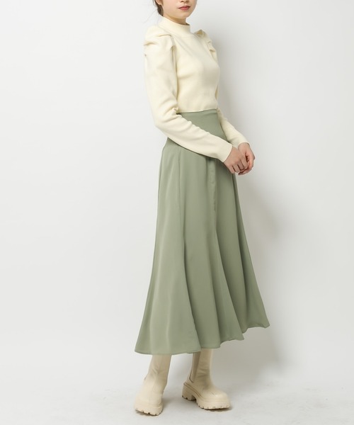 OLIVE des OLIVE（オリーブデオリーブ）の「リバーシブルマーメイドスカート（スカート・レディース・ブラック/ベージュ/グリーン・FREE）」の8枚目の写真