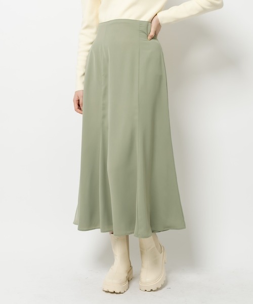 OLIVE des OLIVE（オリーブデオリーブ）の「リバーシブルマーメイドスカート（スカート・レディース・ブラック/ベージュ/グリーン・FREE）」の10枚目の写真