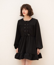 idem | frill tiered mini onepiece/フリルティアードミニワンピース(ワンピース)