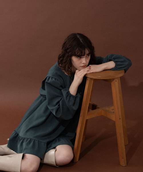 idem（イデム）の「frill tiered mini onepiece/フリル