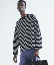 CULLNI | 22-SS-036 ボーダープルオーバーカットソー(Tシャツ/カットソー)