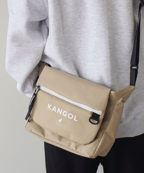KANGOL（カンゴール）の「【 KANGOL / カンゴール 】 KANGOL ショルダーバッグ（ショルダーバッグ・レディース・ブラック系その他/ブラック/ベージュ・FREE）」の3枚目の写真